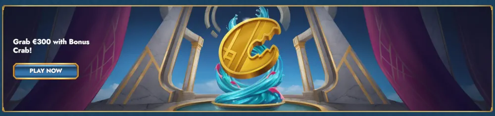 OceanSpin Bonus Rapu -kampanja, jossa on 300 € palkinto.